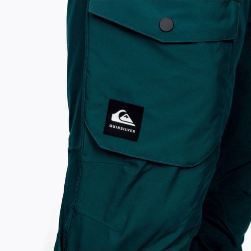 Pánské snowboardové kalhoty Quiksilver Utility zelené EQYTP03140