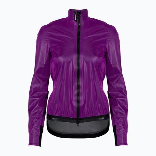 Dámská cyklistická bunda ASSOS Dyora RS Rain purple 12.32.372.4B