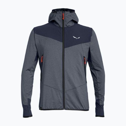 Pánská fleecová mikina Salewa Agner Hybrid PL/DST FZ Hoody navy blue 00-0000027371