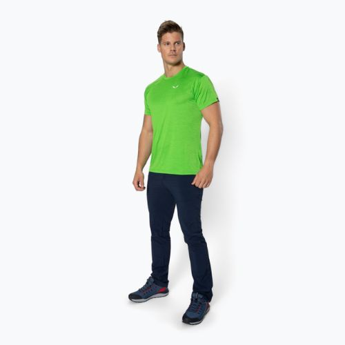 Pánské trekové tričko Salewa Puez Melange Dry pale frog melange 00-0000026537