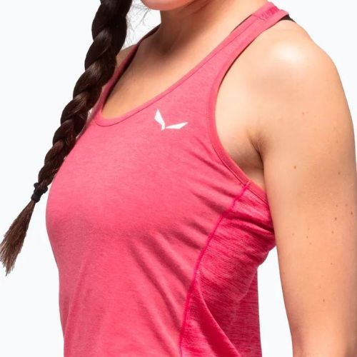 Salewa dámské trekové tričko Agner Hybrid Dry Tank pink 00-0000027705