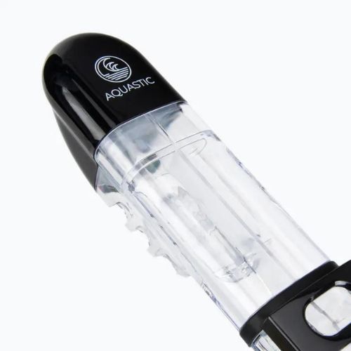 Šnorchlovací set  AQUASTIC Maska + Šnorchl černý SMFK-01SC