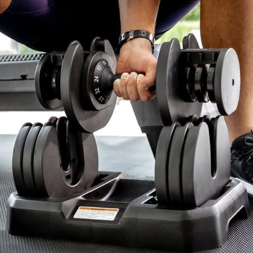 Nastavitelná činka XTREXO TXO-B4W005 32 kg black