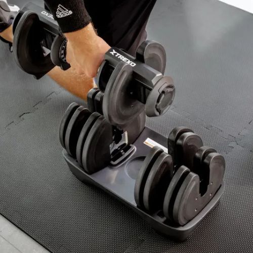 Nastavitelná činka XTREXO TXO-B4W001 40 kg black