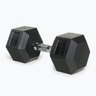 Pogumovaná činka XTREXO Hex HXD150 15 kg