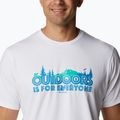 Pánské trekingové tričko Columbia Sun Trek bílé 1931172 2