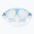 Dětský šnorchlovací set  AQUASTIC Maska + Ploutve + Šnorchl modrý MSFK-01SN 15