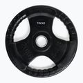Pogumované litinové závaží XTREXO černé RW15 20 kg 3