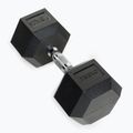 Pogumovaná činka XTREXO Hex HXD150 15 kg 3