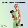 Pogumovaná činka XTREXO Hex HXD50 5 kg 2