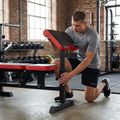 Posilovací lavice XTREXO BenchFit Max se stojanem a bicepsovým pultem black 5
