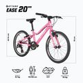Dětské kolo ATTABO EASE 20" růžové 2