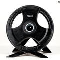 Pogumované litinové závaží XTREXO černé RW15 15 kg 8