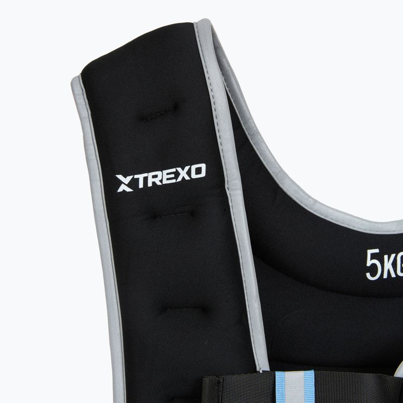 Zátěžová tréninková vesta XTREXO černá WV-05 3
