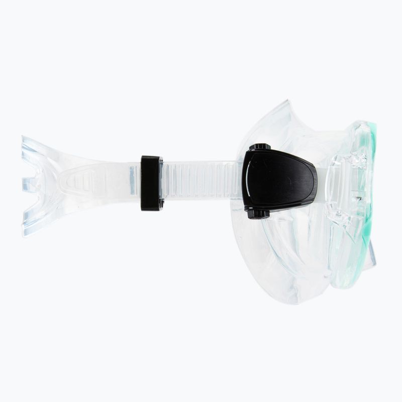 Šnorchlovací set  AQUASTIC Maska + Šnorchl modrý MSA-01N 4