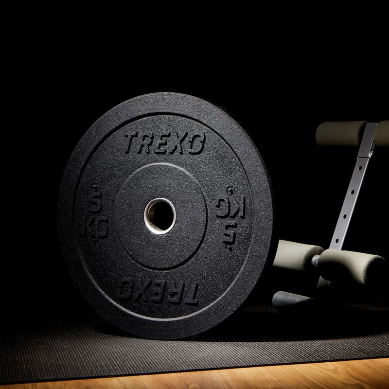Olympijské závaží bumper XTREXO TRX-BMP005 5 kg černé 9