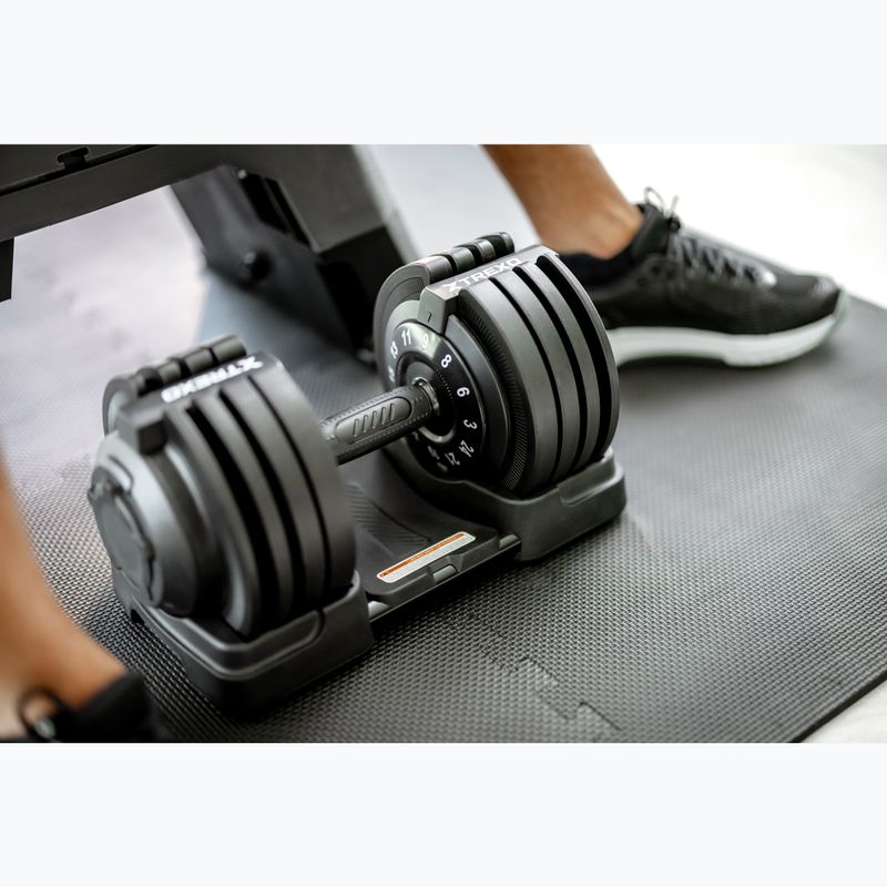 Nastavitelná činka XTREXO TXO-B4W002 24 kg black 6