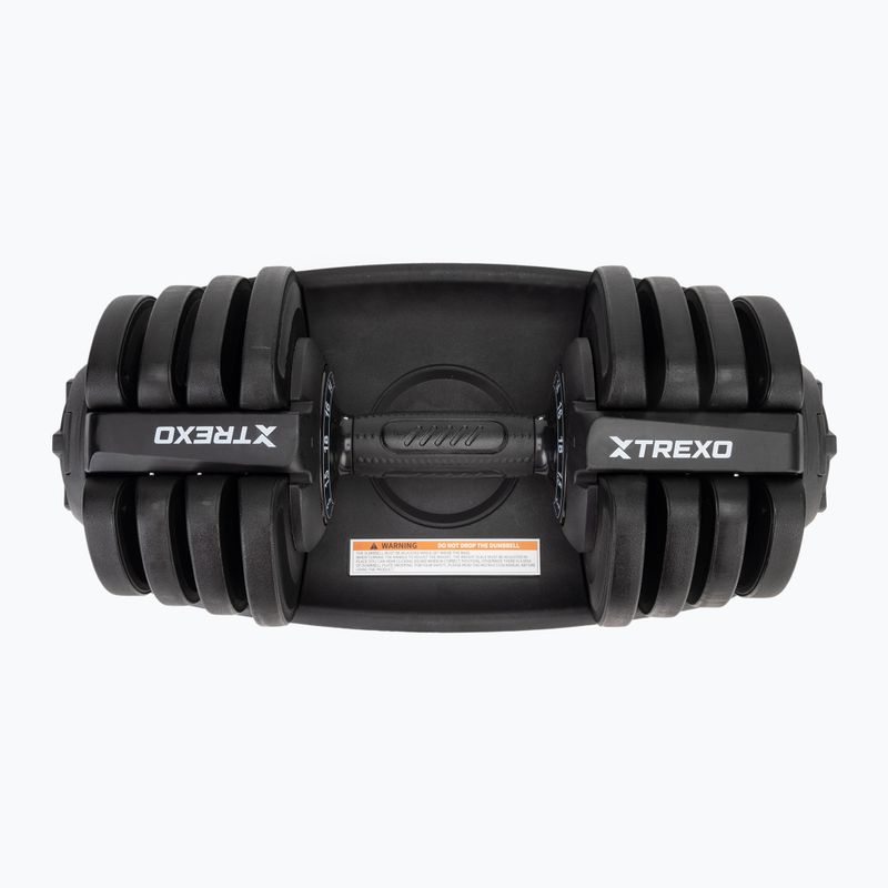 Nastavitelná činka XTREXO TXO-B4W003 18 kg black 9