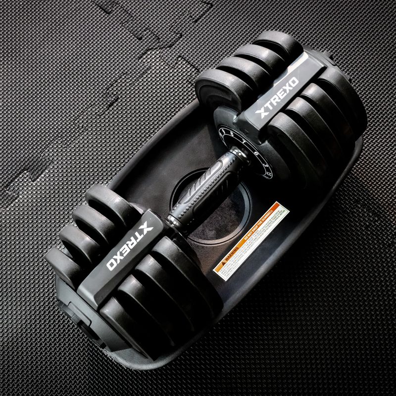 Nastavitelná činka XTREXO TXO-B4W003 18 kg black 12