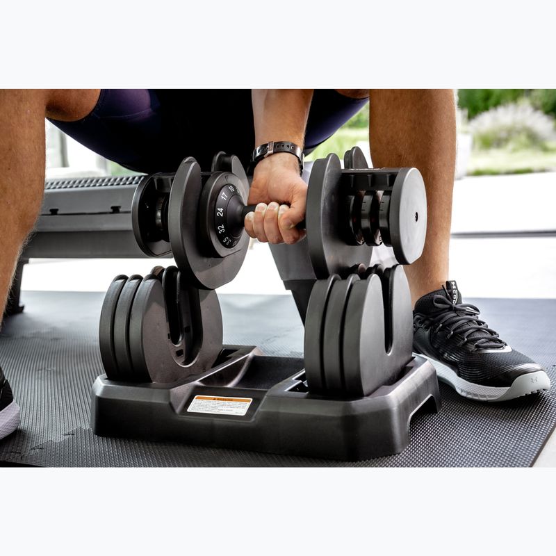 Nastavitelná činka XTREXO TXO-B4W005 32 kg black 6