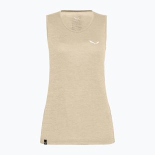 Dámské trekové tričko Salewa Puez Graphic Dry Tank beige 00-0000027482