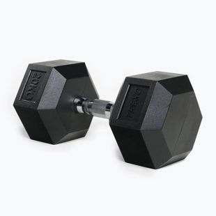 Pogumovaná činkaXTREXO Hex HXD200 20 kg